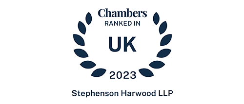 Chambers UK 2023 - Stephenson Harwood - Ranked in